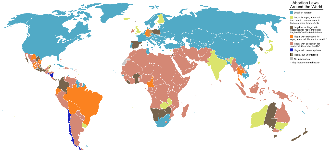 Global Map of Abortion Laws